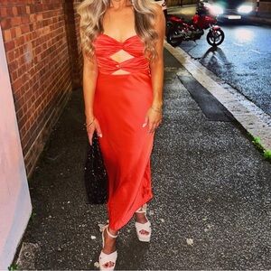 Runaway the Label dress, one red S and one navy XS